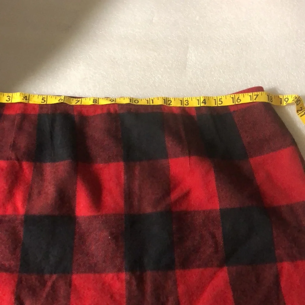 Plaid Vintage Skirt Venezia Jeans Sz 16 - Picture 10 of 16